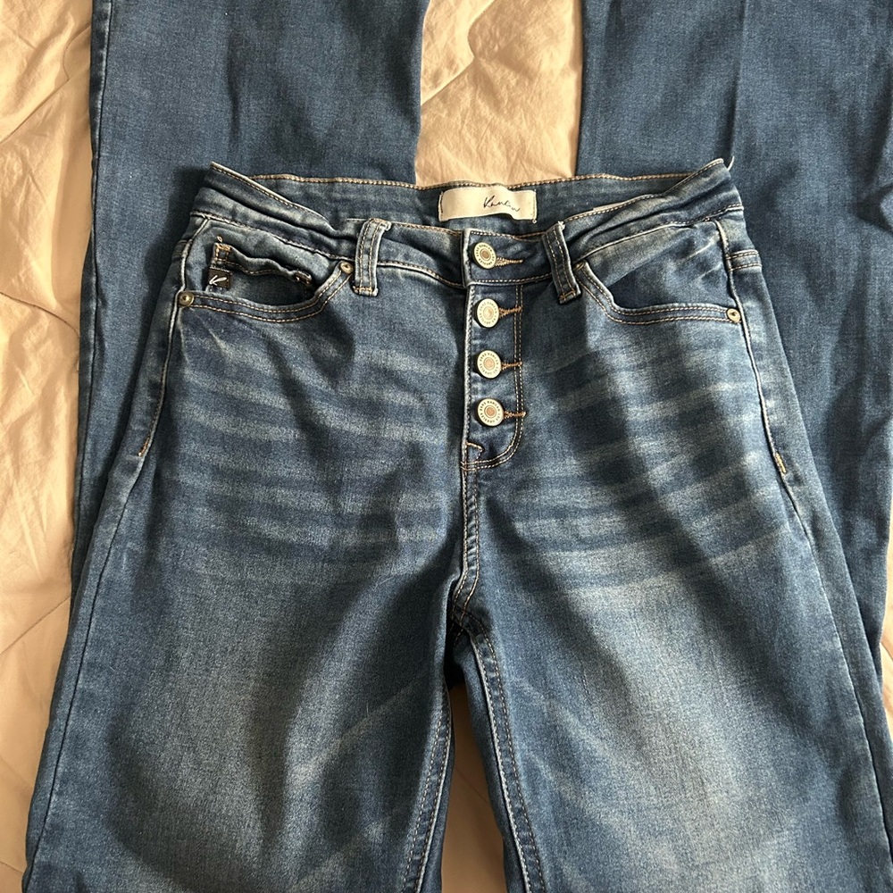 KanCan Women's Classic Blue Boot Cut Jeans